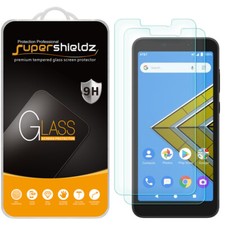 2-Pack Supershieldz Tempered Glass Screen Protector for Cricket Icon