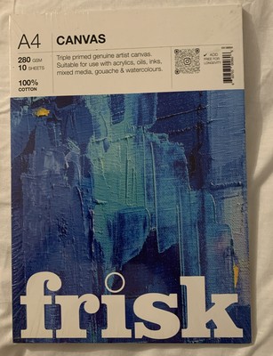 Frisk Canvas Pad : A4 White 