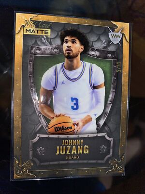 Johnny Juzang 2022-23 Wild Card Weekend Warrior #WW-22 RC Gold #3/10 Utah Jazz