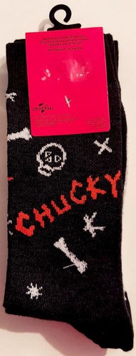 CHUCKY WILLA PLAY? HALLOWEEN HORROR 2 PAAR CREW-SOCKEN GRÖSSE 6-12 NEU SCHNELLER VERSAND - Bild 2 von 2
