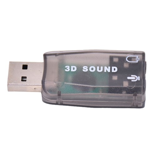 USB 2.0 Sound Card External 5.1 Channel 3D Mic Speaker Virtual Audio PC Adapter - Picture 8 of 12