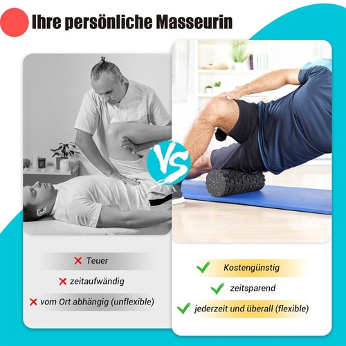 Faszienrolle Faszienroller Foam Roller Faszien Set Massagerolle Faszientraining - Bild 8 von 18