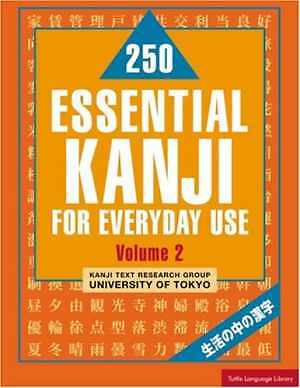 250 Essential Kanji for Everyday Use, - Paperback, by Kanji Text Research - Good
