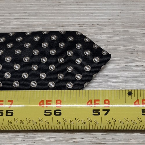 Corbata Chaps Corbata Lunares Negra 57" 1/8 100% Seda - Imagen 14 de 14