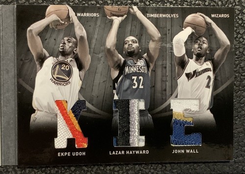JOHN WALL DEMARCUS COUSINS 2010-11 PREFERRED ROOKIE BOOKLET PATCH /25 - Picture 3 of 5