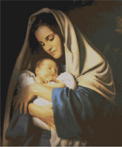Madona and Child by AustinThreadCrafts cross stitch pattern - Picture 2 of 2