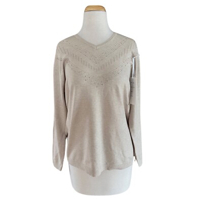 SUPER HK women s long sleeve tiny knit sweater Size XL/XXL