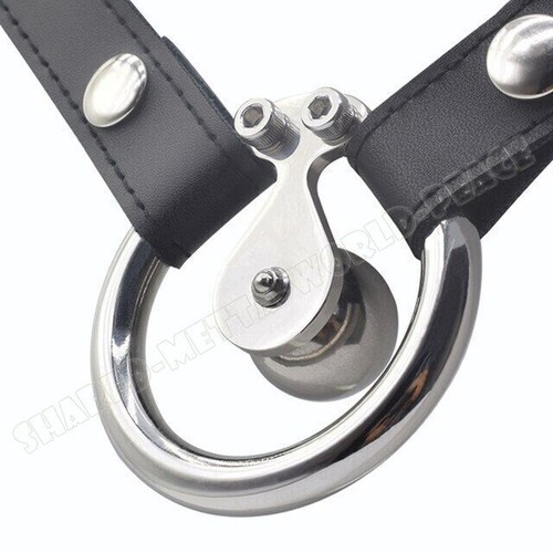 NUEVO Dispositivo Jaula de Castidad Masculina Cinturón Negativo Sissy Anillo Inoxidable Esclavos de Metal - Imagen 20 de 42
