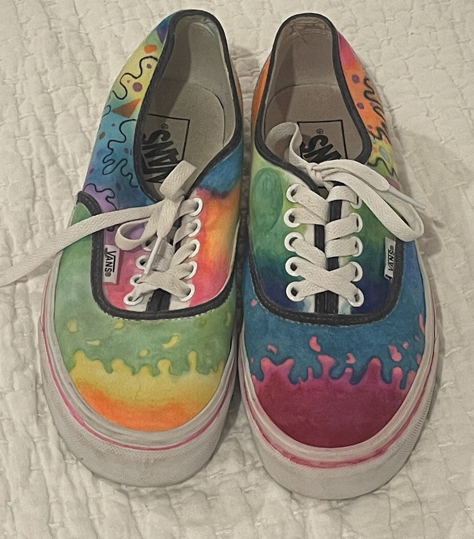 Vans Skateboard Off The Wall Hand Painted Shoes M… - image 8