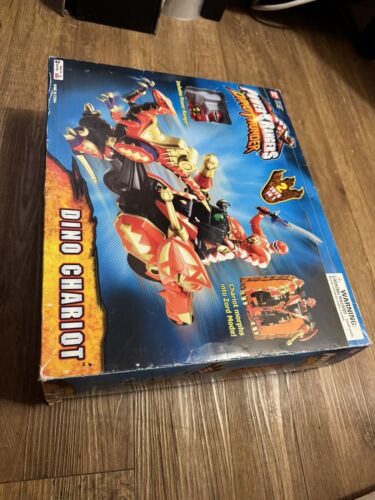 Power Ranger Dino Thunder Dino Chariot Toy Brand New Open Box Wear* Read* - Picture 18 of 20