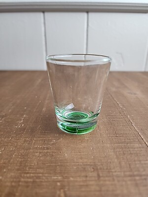 Shot Clear Glass Green Bottom Unbranded Holiday Christmas Taiwan 16 