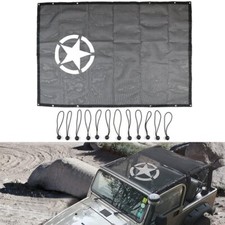 Mesh UV Protection Sunshade Top Bikni Top Cover for Jeep Wrangler TJ 1997-2006