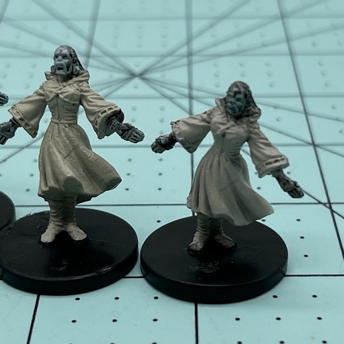 4 x D&D Mini - DEATHLOCK WIGHT #18 Undead Demon Web Series - Picture 2 of 6