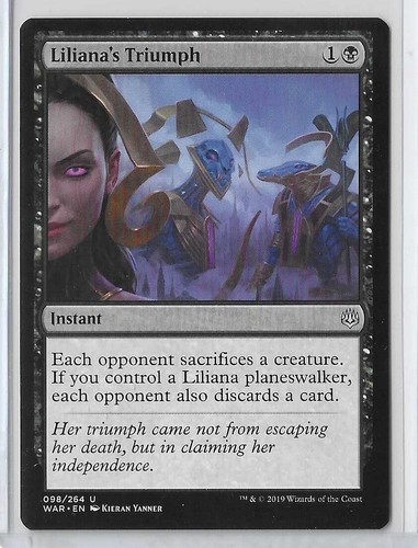 MTG Liliana's Triumph War of the Spark (WAR) Uncommon Magic #098/264 Unplayed