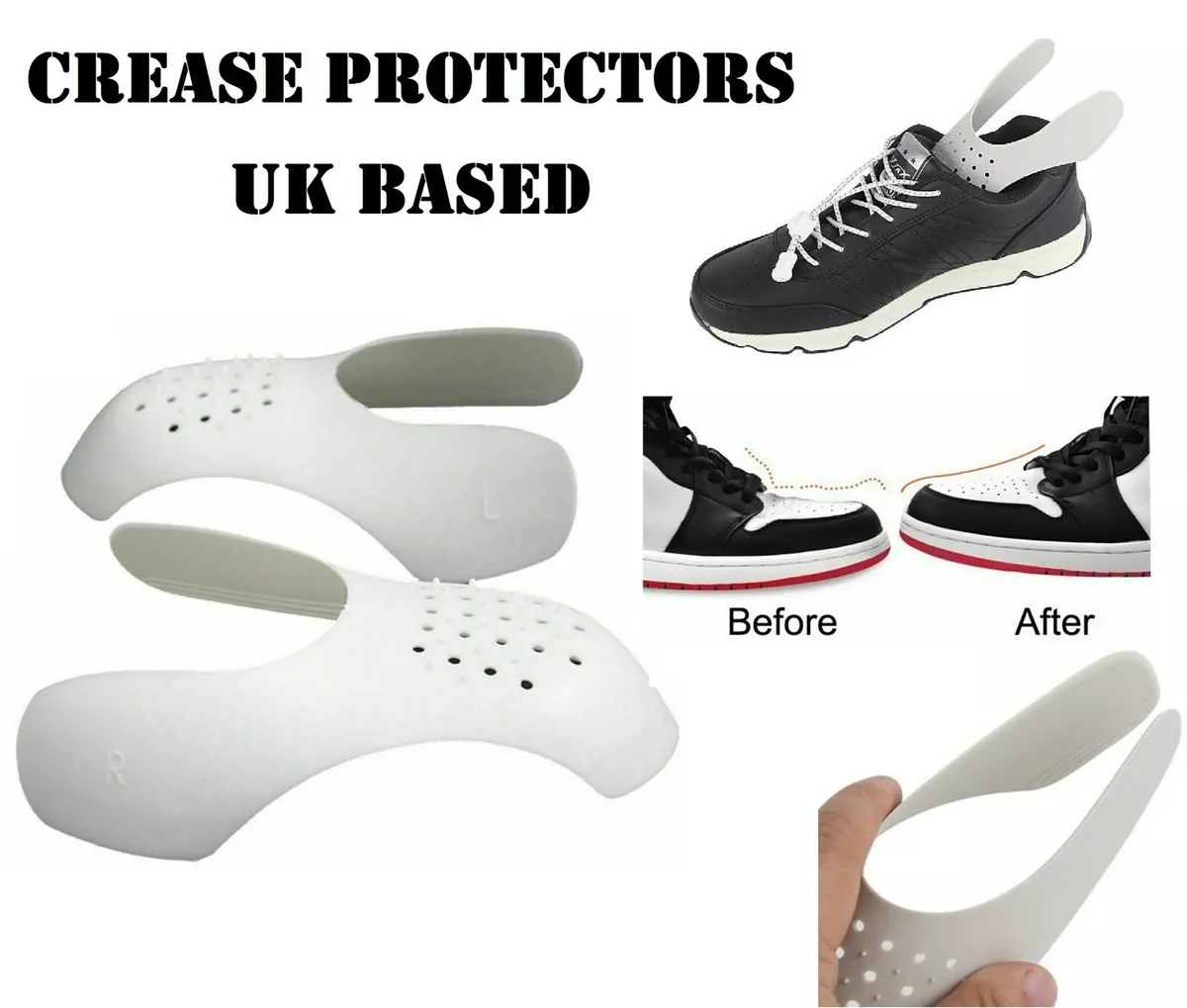 2 Crease Protector Air Force 1 Force Shield Anti Crease Shoe Sneaker Retro  