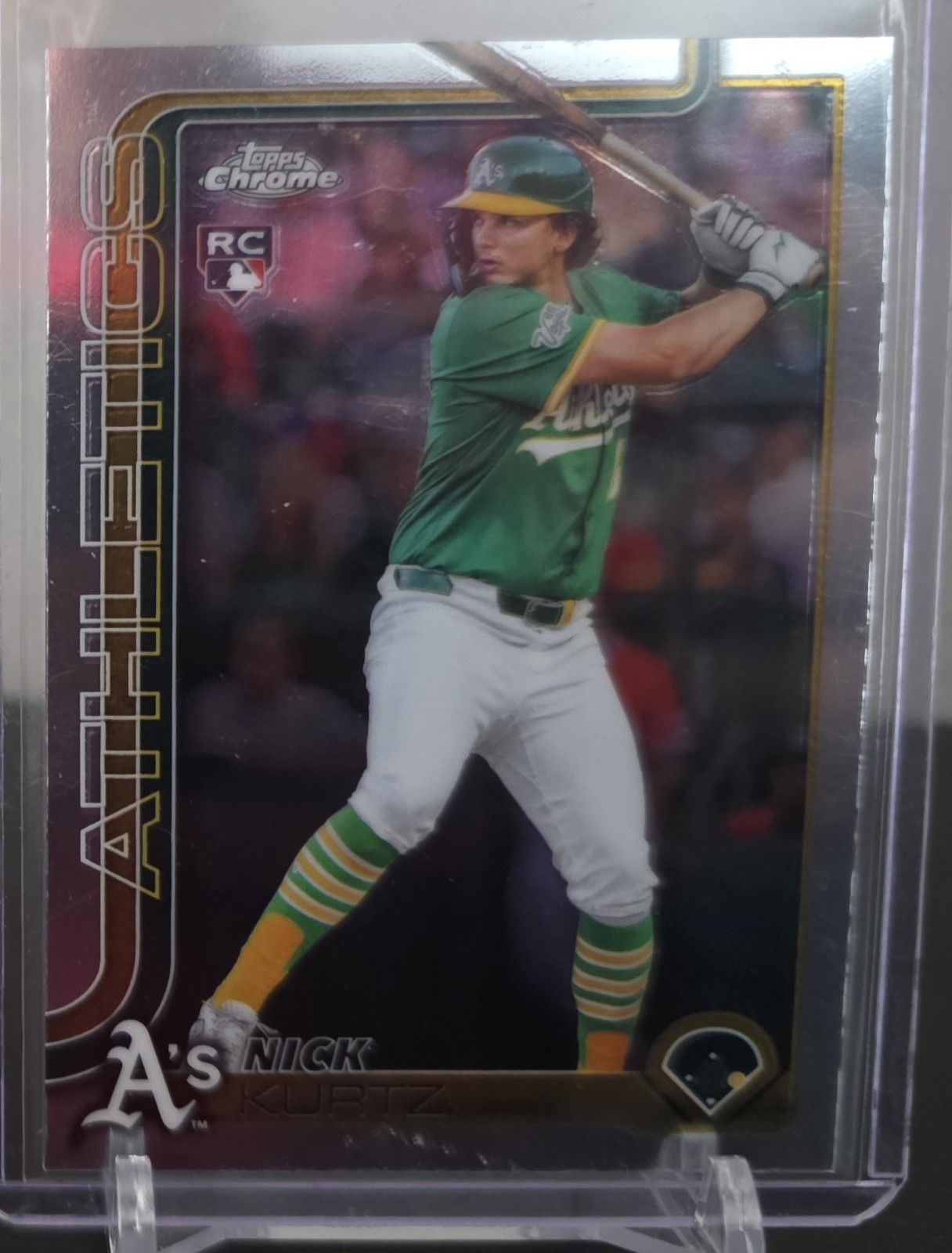 2025 Topps Chrome Update Rookie Refractor #USC178 RC Nick Kurtz Athletics