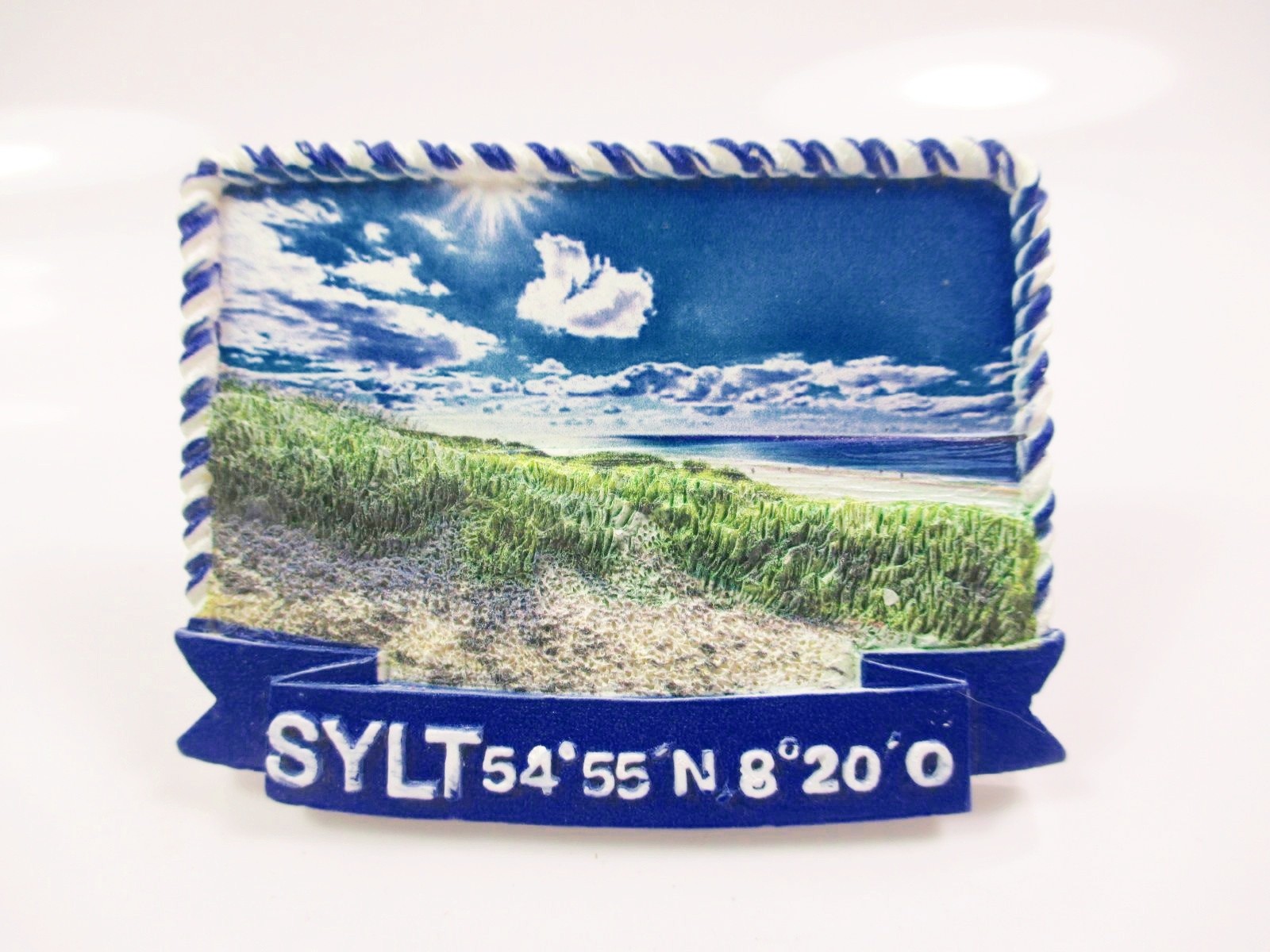 Sylt North Sea beach dunes premium magnet poly souvenir Germany (110)