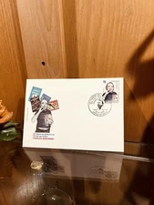 Charles Bukowski Stamped Envelope With Postcard