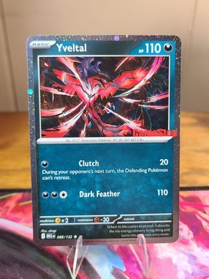 Pokemon Yveltal 088/132 GameStop Exclusive Promo Stamped
