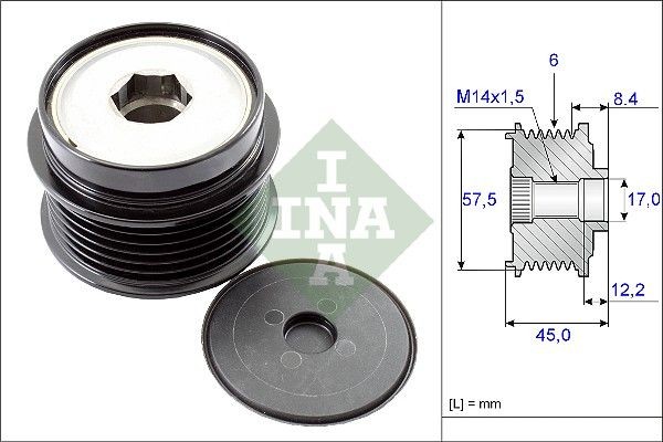 Schaeffler INA 535 0174 10 Generatorfreilauf FüR Jeep-image
