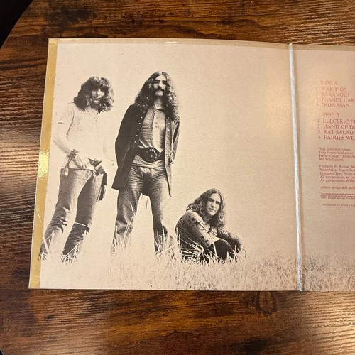 Black Sabbath - Paranoid Vintage Vinyl Record LP Ozzy - Auction - Picture 8 of 13