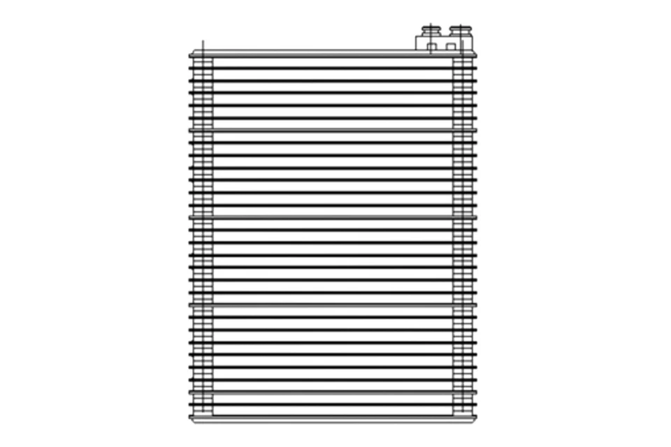 For Cadillac SRX 2004-2009 TYC 97260 A/C Evaporator Core Foto 2 de 2