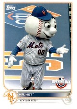 Mr Met Topps 2022 Opening Day Mascot