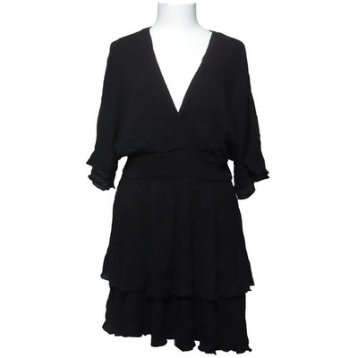 Amisu, Kleid, Größe: 42, Schwarz, Polyester/Viskose, Einfarbig, Damen #8WB
