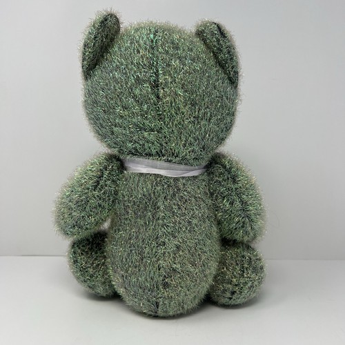 Zuckerhut glitzernder Glitzer Teddybär Plüschtier Stofftier selten Spielzeug - Bild 8 von 11