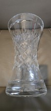 Large Heavy Glass Vase 25cm height