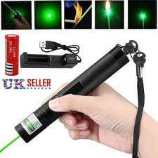 Green - Laser Pointer Pen Rechargable 532nm Beam Light Laser 1000 Meters w/ Box