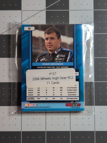2006 Wheels High Gear RC2 NASCAR 11 Cards Carl Edwards Ryan Newman #157 - Picture 2 of 2