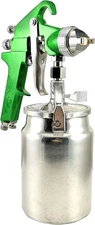 Industrial HVLP Siphon Feed Spray Gun – 1000cc Non-Drip Paint Cup & 1.4mm Pre...
