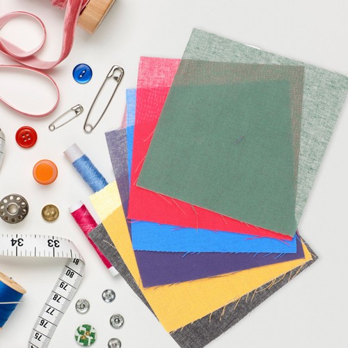 100 Pcs Patchwork-Gruppe Quadrate Aus Patchwork-Stoff Patchwork-Nähstoff - Bild 9 von 12