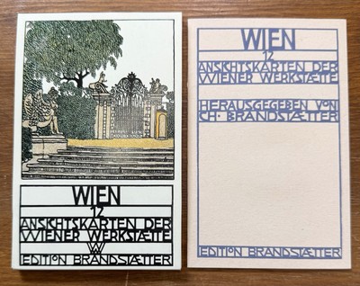 WIENER WERKSTATTE WIEN Vienna Austria 12 Postcards Edition Brandstaetter Edition