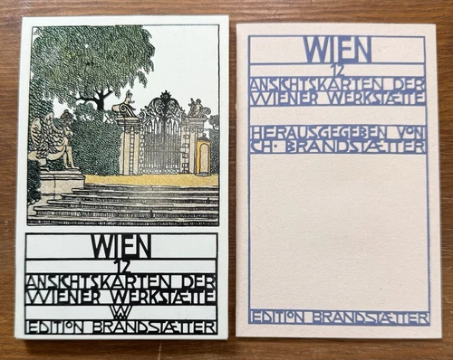 WIENER WERKSTATTE WIEN Vienna Austria 12 Postcards Edition Brandstaetter Edition