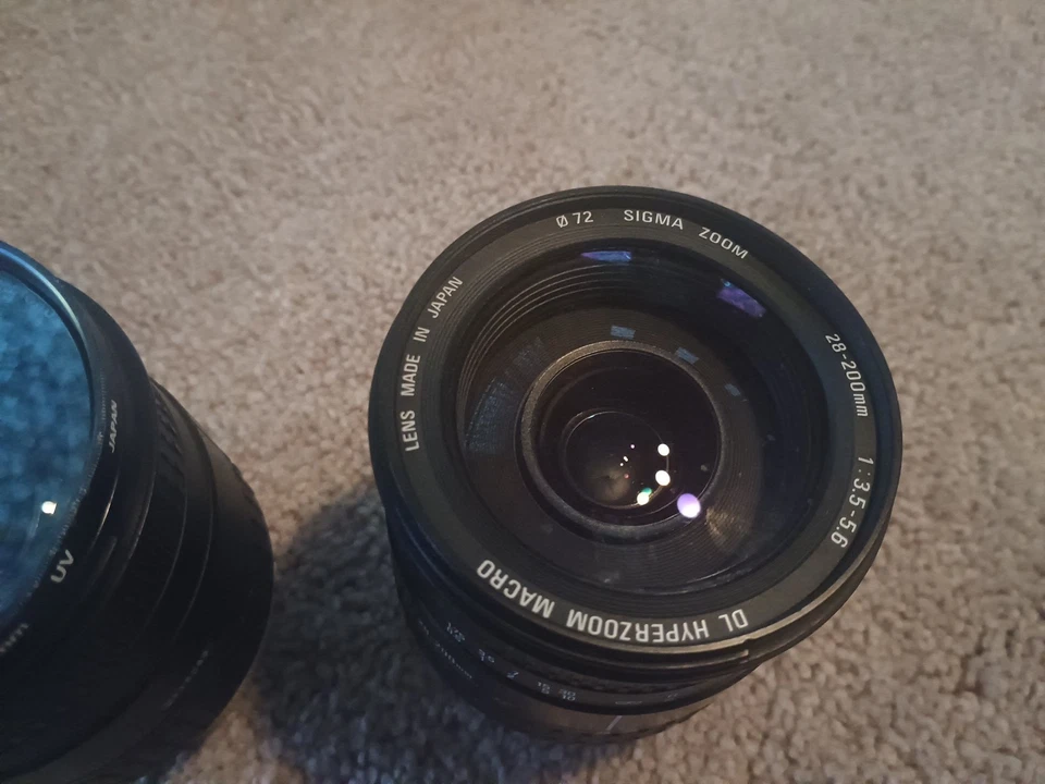 Sigma DL Hyperzoom Macro Lens 28-200mm 1:3.5-5.6 Pre-owned Vg Conditions 2 Lot - Image 4 of 4