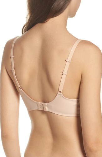Passionata by Chantelle 40890 Feel Good Underwire Plunge Bra SZ 34DDD LightNude - Picture 2 of 2
