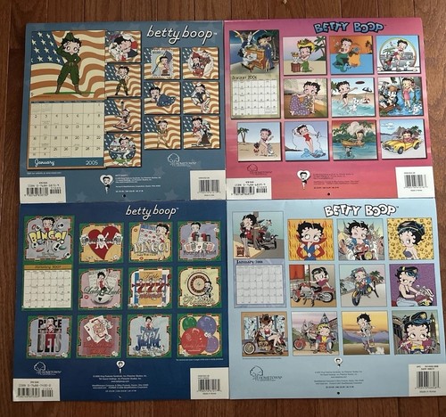Vintage Betty Boop Collectibles Lot 4 Calendars Journal Change Purse - Picture 2 of 11