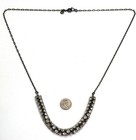 J. Crew Gold Tone Rhinestone Chunky Pendant Necklace 51.3g — photo 2