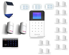 WOW Funk Alarmanlage + GSM + Sirene + WIFI + APP , Alarmanlagen Set, großes Set