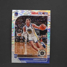 2019-20 Panini NBA Hoops Premium Stock - Jordan Poole #223 Pulsar Prizm (RC)