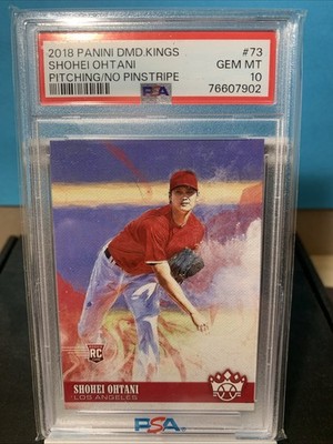 2018 PANINI DIAMOND KING SHOHEI OHTANI #73 PITCHING/NO PINSTRIPE
