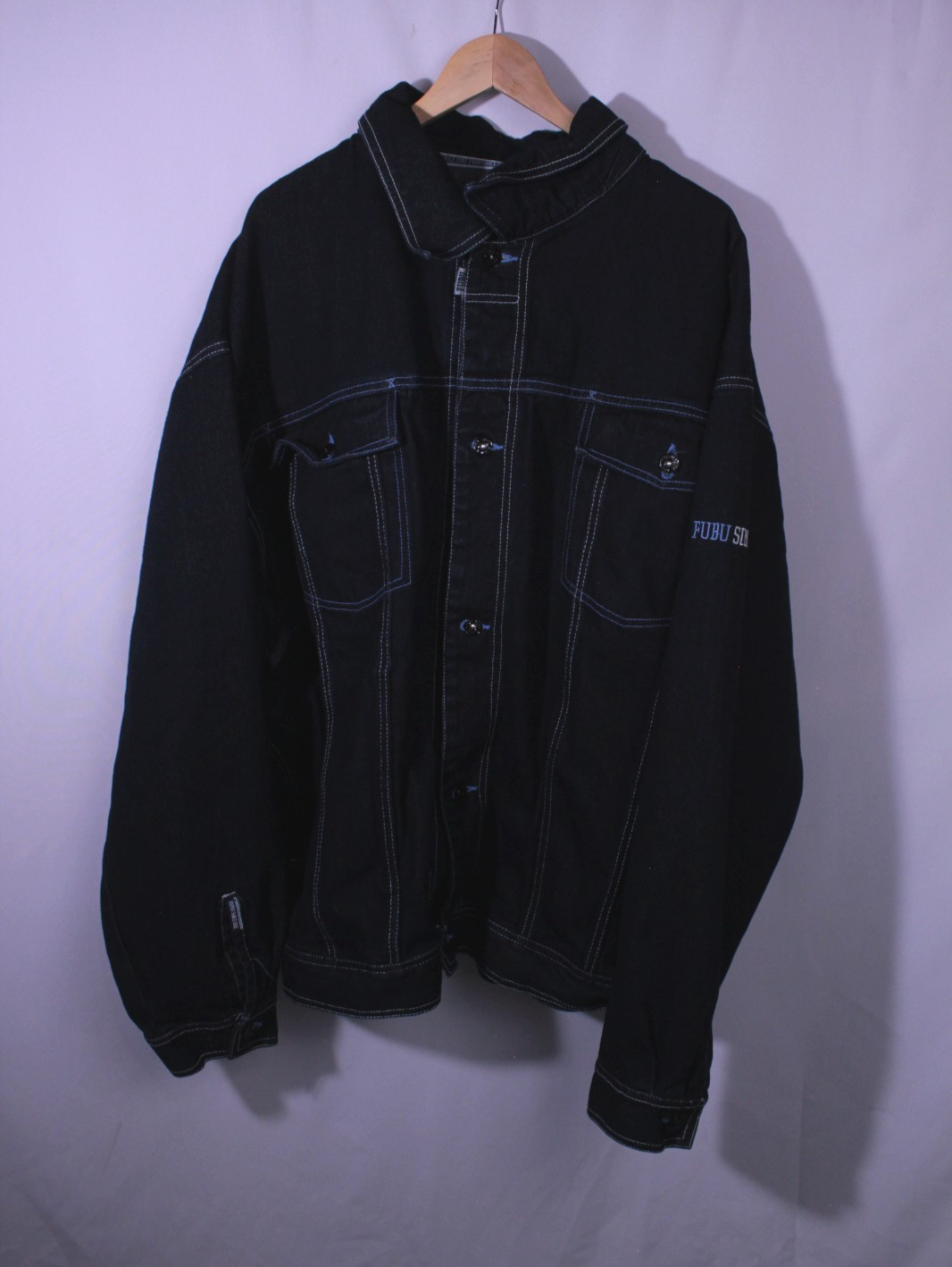 Vintage 90s FUBU oversized HIPHOP Style Men's Denim Jacket