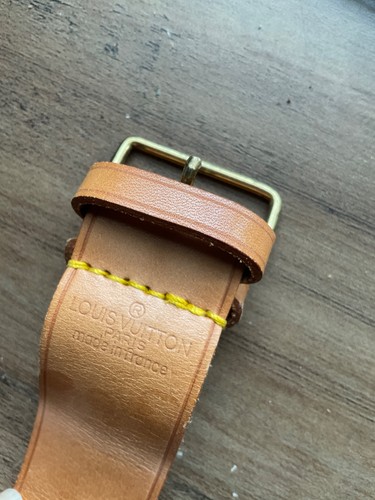 Vintage Original Louis Vuitton Leder Gepäck Armband Reparatur Ersatz Handwerk Armband - Bild 2 von 4