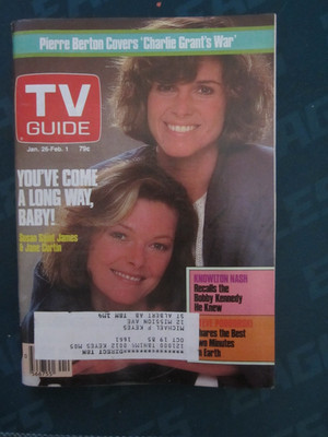 TV Guide January 1985 Kate & Allie Saint James Jane Curtin RARE Canada