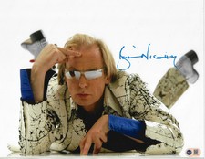 BILL NIGHY SIGNED LOVE ACTUALLY BILLY MACK 14X11 PHOTO (ACG CERT AG17709)