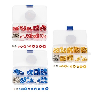 #ad 125Pcs Washers Gasket Countersunk M2.5 M3 M4 Round Head for 1 10 1 8 RC Car $21.78