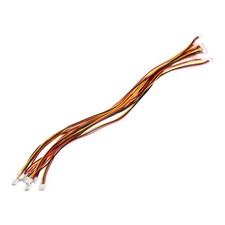 Mini Micro 3-Pin Connectors Set 300 mm Wires 2 mm Male/ Female Socket 1 Set