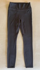 NEW Fabletics Anywhere Motion 365 High-Waisted Dark Gray Leggings Women s Small
